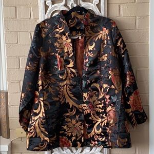 Soft Surroundings Moon Dynasty Jacquard Jacket 1X